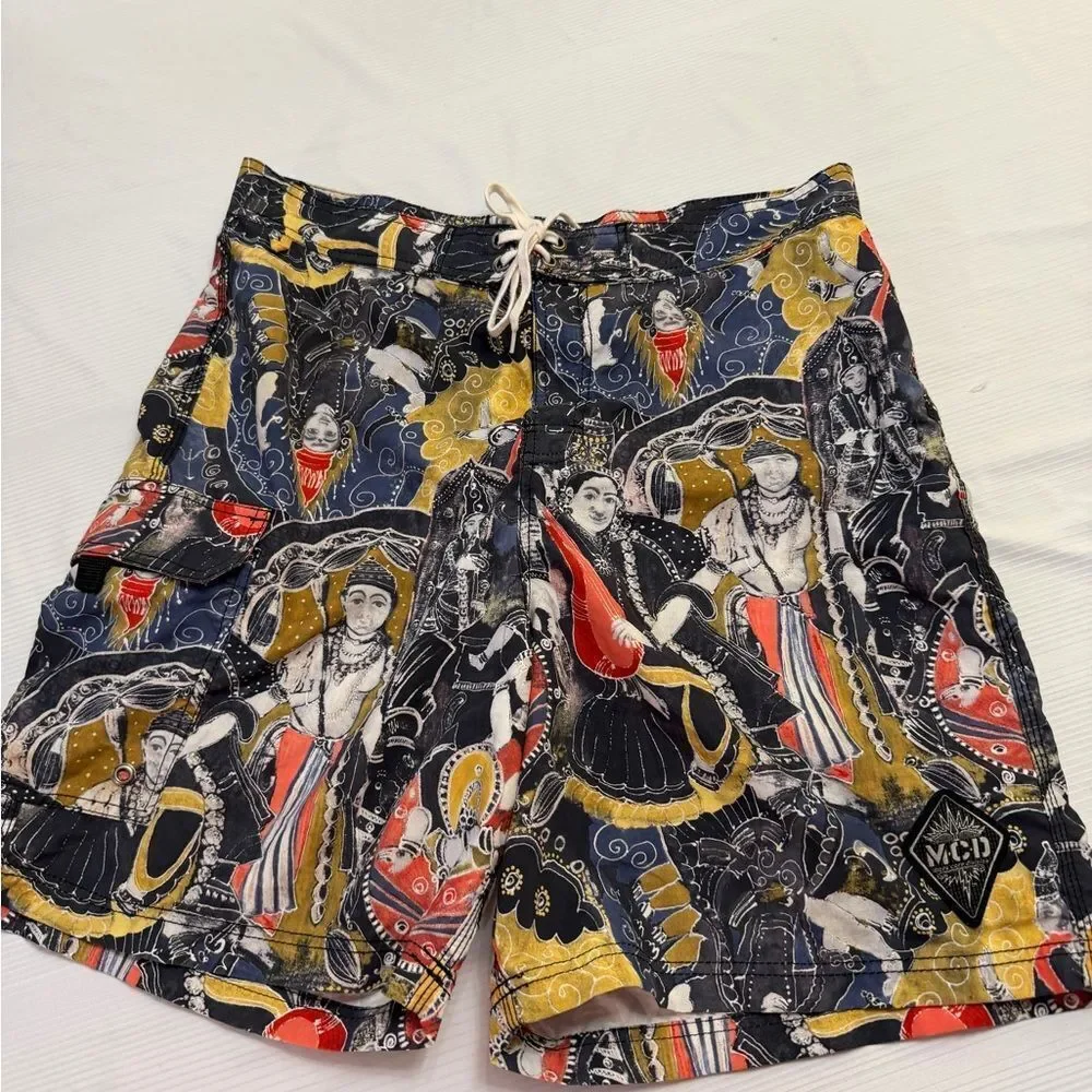 MCD More Core Division Surf Swim Travel Men’s Swim Trunks Board Shorts Size 38